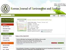 Tablet Screenshot of envecojournal.org